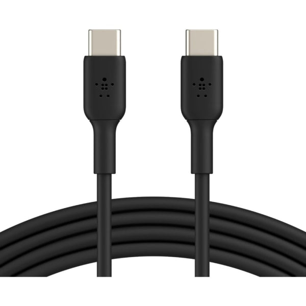 Belkin BoostCharge USB-C to USB-C Cable (1M/3.3ft) for iPhone 16 iPhone 16 Pro Samsung Galaxy S25 S24 Pixel 9 & 8 iPad Pro Nintendo Switch 2 Carplay & More – Black